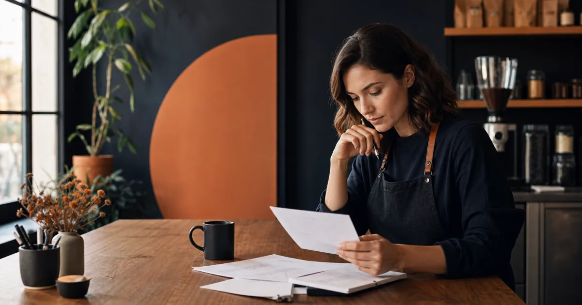 A manager reviewing a purchase priority list with current stock and incoming purchases